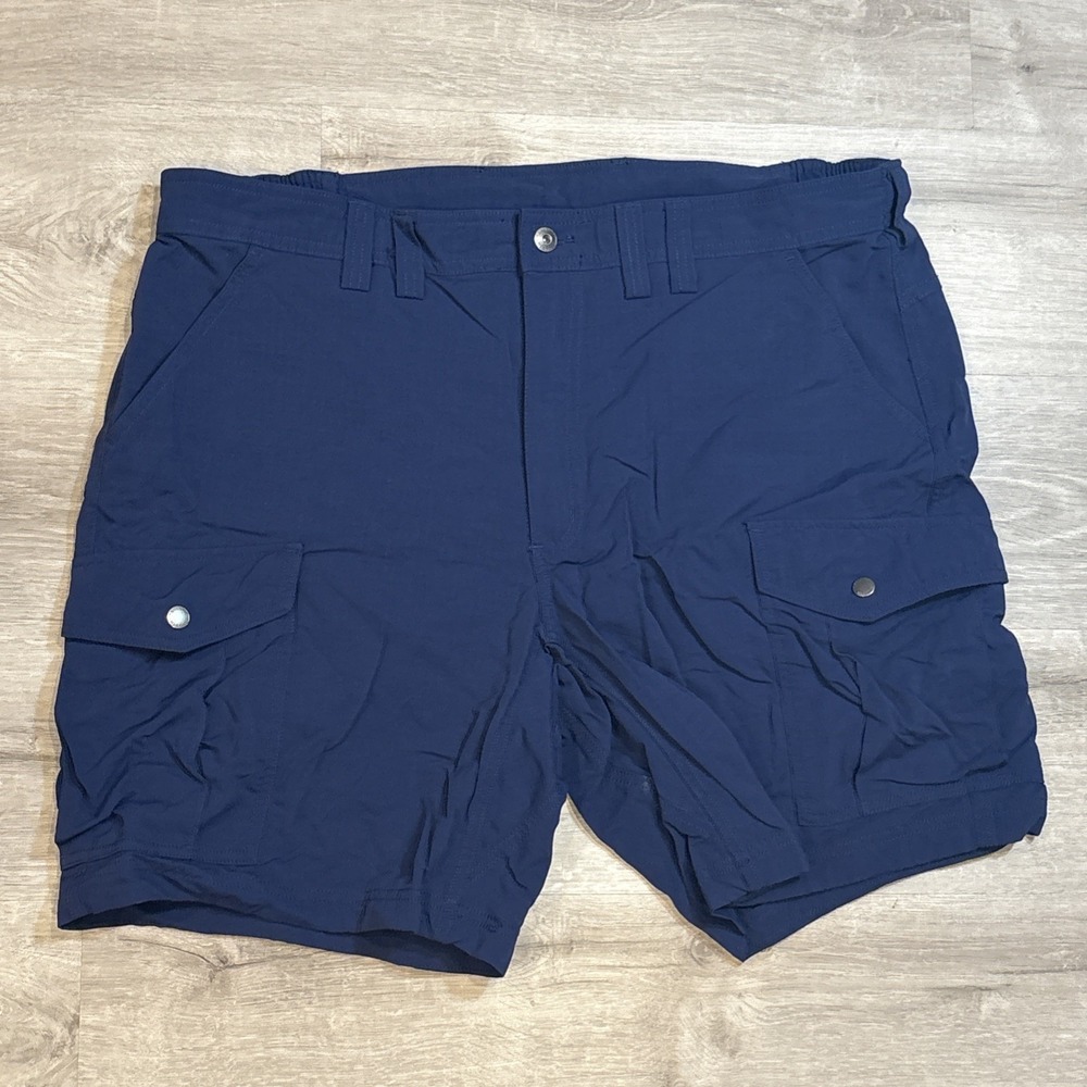Duluth Mens Cargo Shorts Size 40 Performance  Outdoor Blue‎ Hiking Relaxed Fit